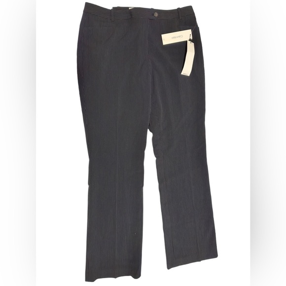 Calvin Klein Pants - CALVIN Klein, Modern Fit , tapered leg , size 10, black ,white pin stripe . NWT